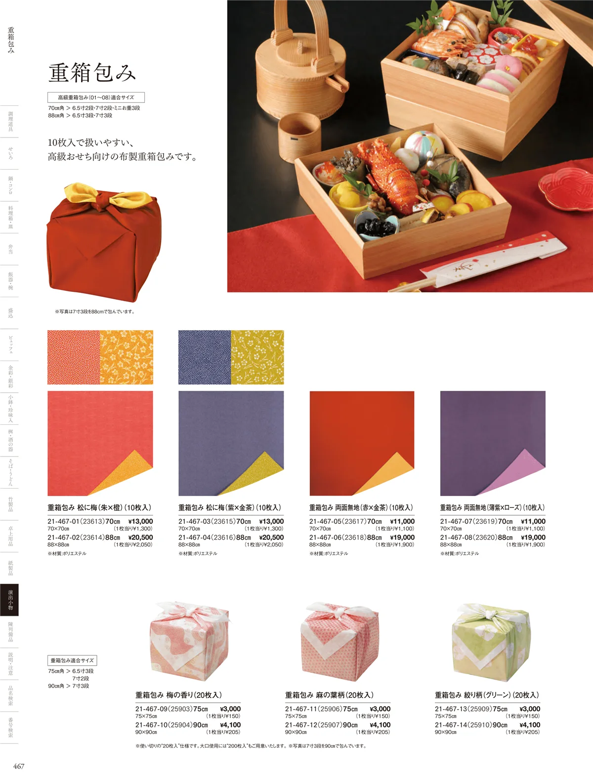 用美vol.21・ページ番号467・おせち用重箱