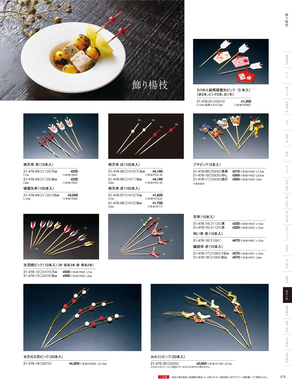 用美vol.21・ページ番号478・飾り串