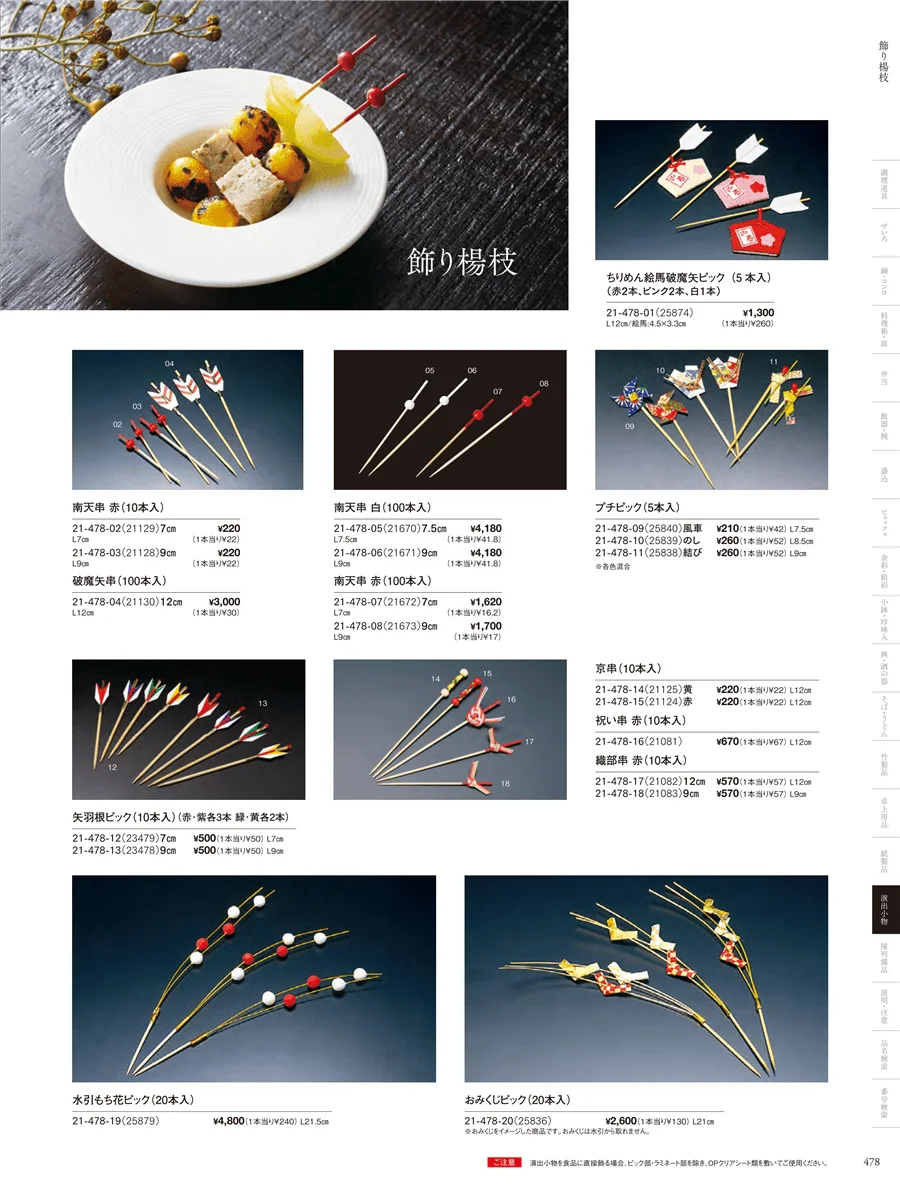 飾り串 ページ478